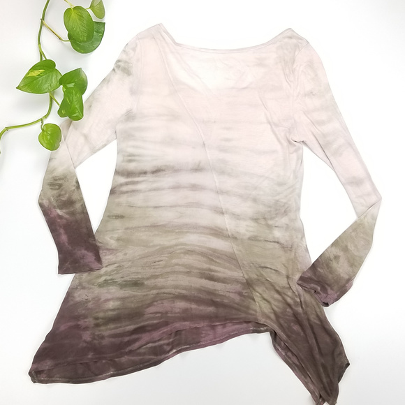 Soft Surroundings Blush Ombre Long Sleeve Sz XSP - Picture 3 of 8